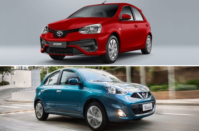 Toyota Etios vs. Nissan March