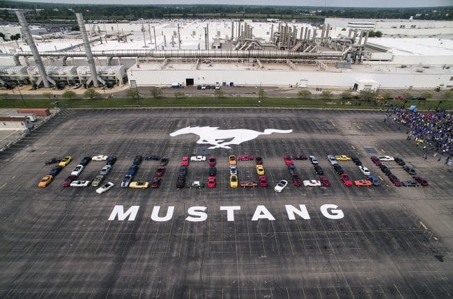 Ford Mustang 10 Millones
