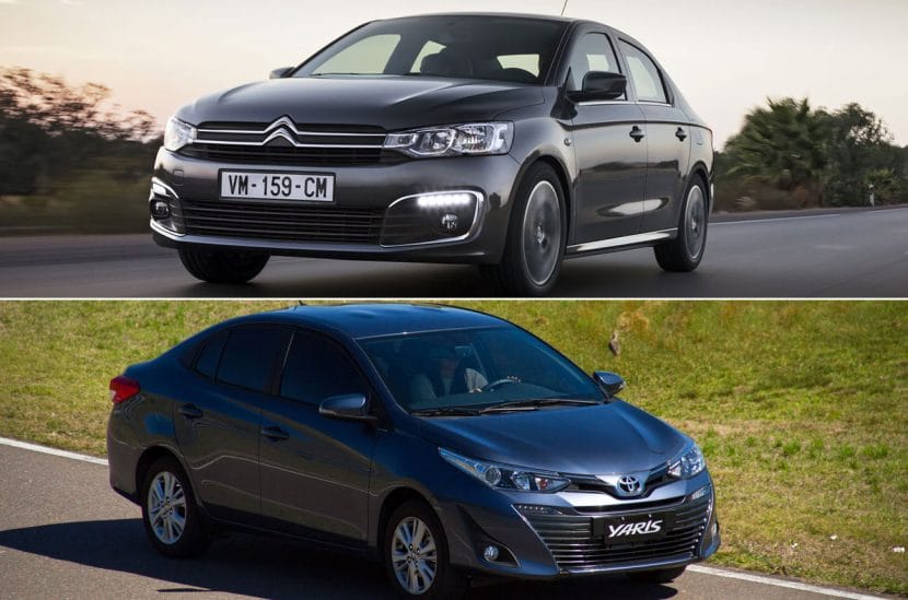 Citroën C-Elysée vs Toyota Yaris Sedán