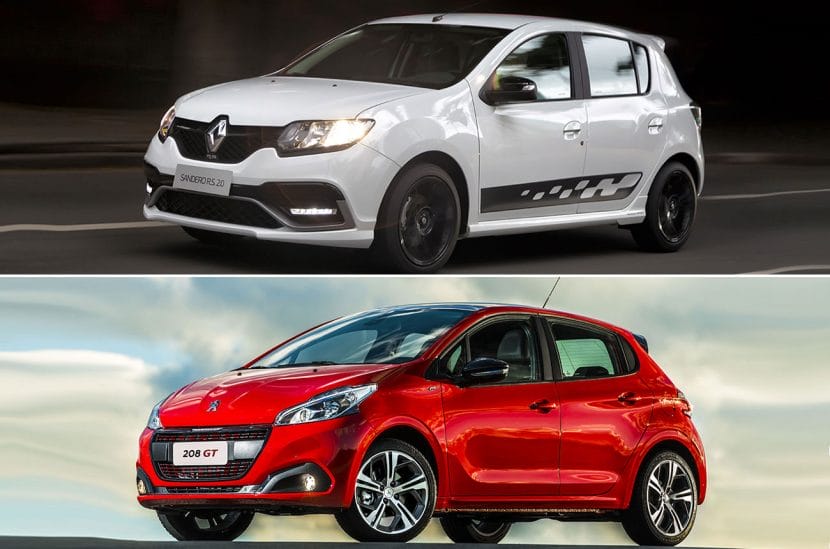 Renault Sandero RS vs Peugeot 208 GT