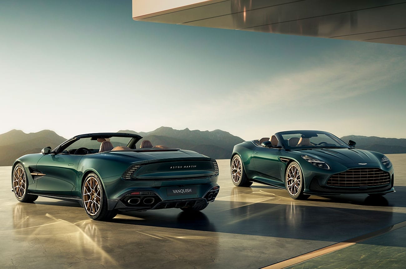 Aston MArtin Vanquish Volante y DB12 Volante