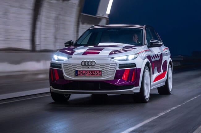 Audi Q6 e-tron prototype