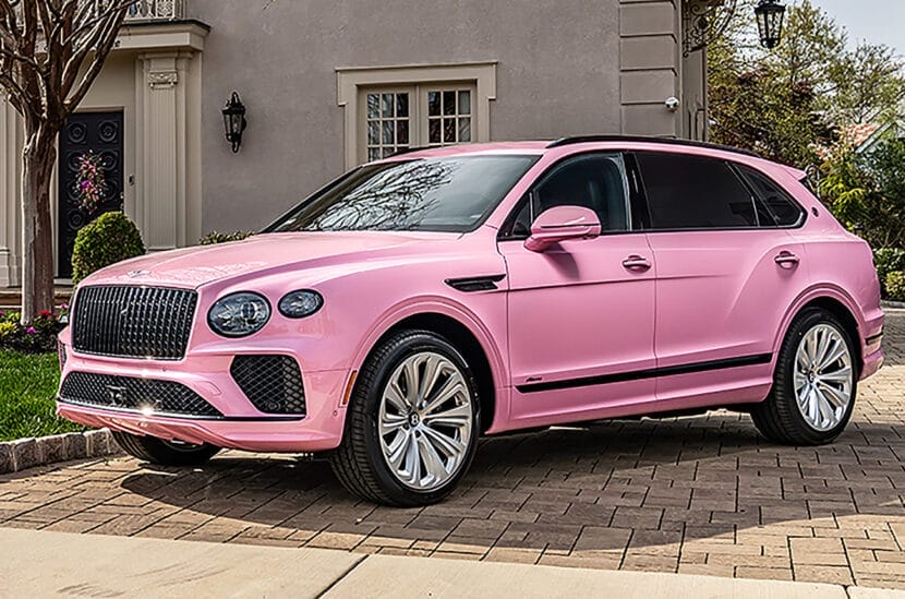Bentley Bentayga EWB Mulliner Candy Pink