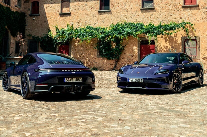 Porsche 911 Carrera 4 GTS y Taycan 4S Ferragamo